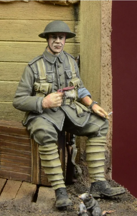 

1/35 Resin Figures Model Kits WWI British Infantry 1 figure Unassambled Unpainted