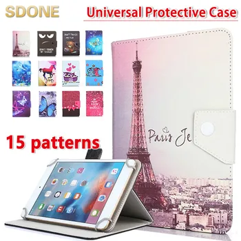 

Universal cartoon Case for Alcatel 1T 10" Wi-Fi tablet PU Leather protective cover case + Free 3 Gift