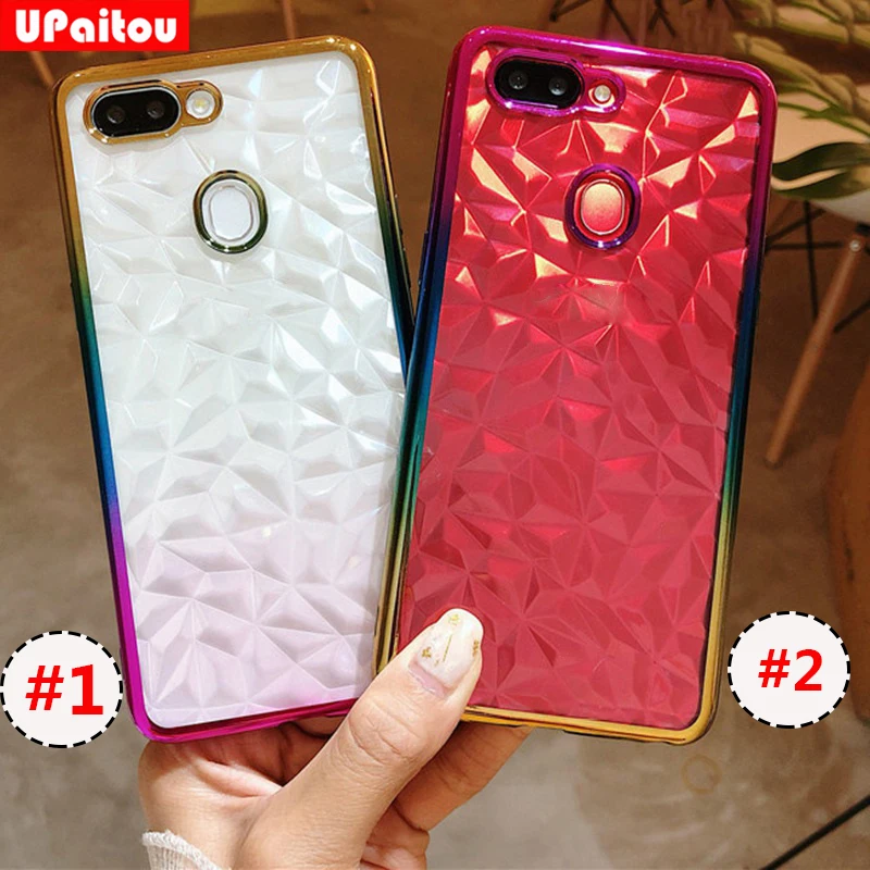 

UPaitou 3D Gradient Plating Solf TPU Phone Case For Xiaomi Redmi 4 4X 4A 5 Plus Note 5A 5X 6 6A 6X Pro MiA2 Lite Mi6X Back Cover