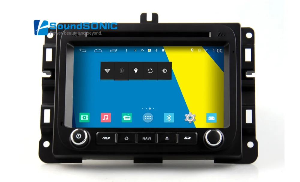 Best Android 4.4.4 For Dodge RAM 1500 2500 3500 2013 2014 2015 Car Radio Stereo DVD GPS Navigator Autoradio Audio Video Player 1