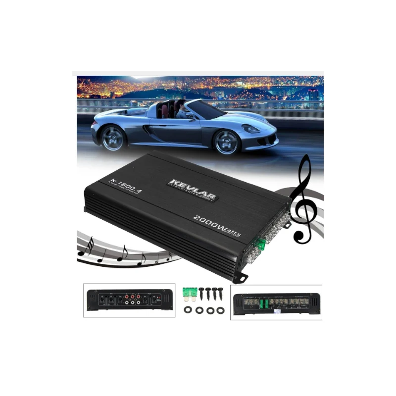 2018 4 Channel Home Amplifier Car Amplifier Audio 2000w 12dB High Power