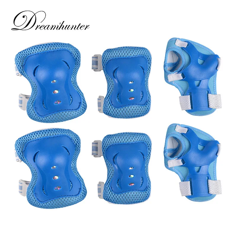 

6pcs/Set Kid's Sports Safety Set Knee Pads Elbow Pads Wrist Protector For Scooter Cycling Roller Skating KneePads Protection