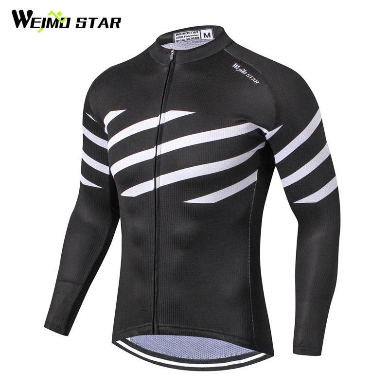 Weimostar pro team 2017 Cycling Jersey Top Long Sleeve Men Cycling