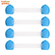 Пластик для защиты безопасности ребенка замки дверь шкафа для блокировки безопасности 4 шт