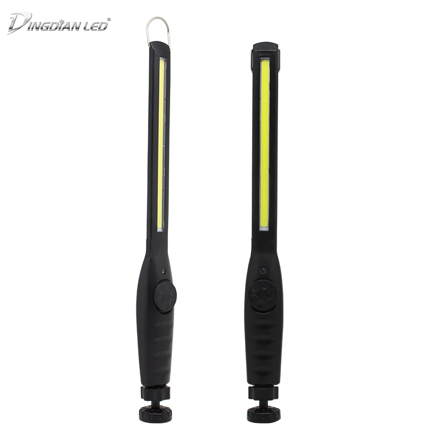 

LED Working Light COB Torch Light Hanging Hook Lamp Outdoor Camping Lighting DC3.7V USB Rechargeable Work Lamp COB Flashlight