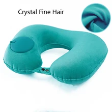 Кемпинговая Автоматическая надувная подушка для путешествий подушка для шеи Автомобильная воздушная надувная подушка для шеи дорожный подголовник складной портативный