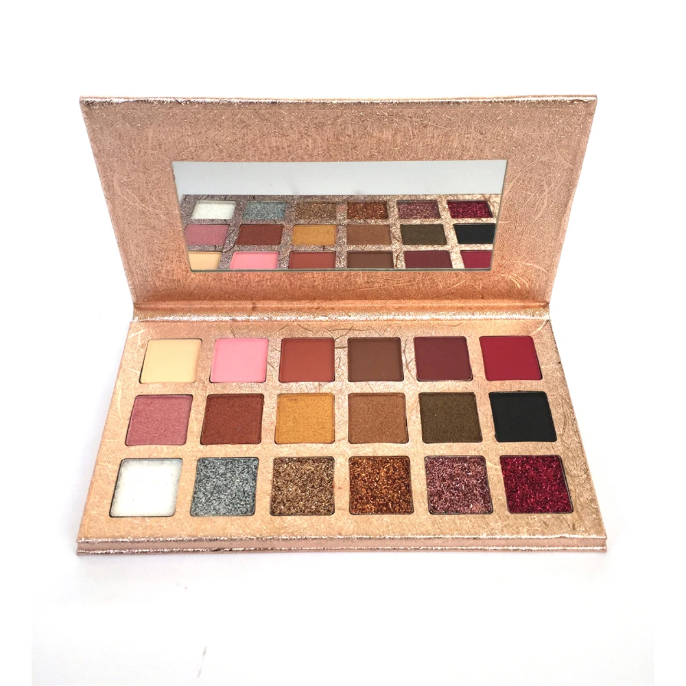 

Matte Eyeshadow Palette Glitter Eye Shadow Powder Palette Blush Pro Makeup Set 18 Colors for Diamond Eyes Cosmetics