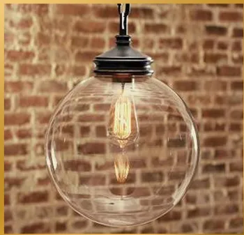 

30cm (11.8") - Vintage Nordic Globe Pendant Lamp Suspension Light home lighting