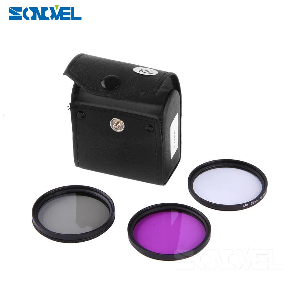 Комплект фильтров для фотосъемки 52 55 58 62 67 72 77 мм UV CPL FLD ND2 ND4 ND8 нейтральной
