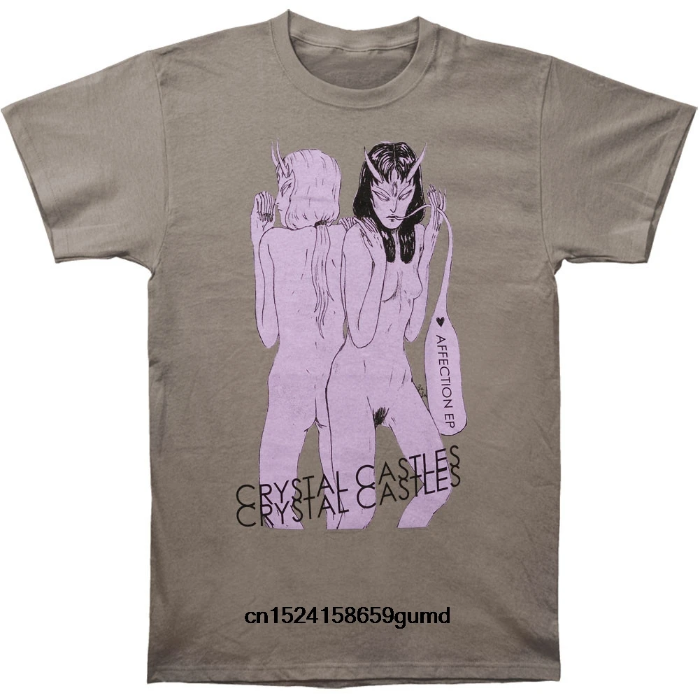 

Funny Men t shirt Women novelty tshirt Crystal Castles Affection Slim Fit T-Shirt