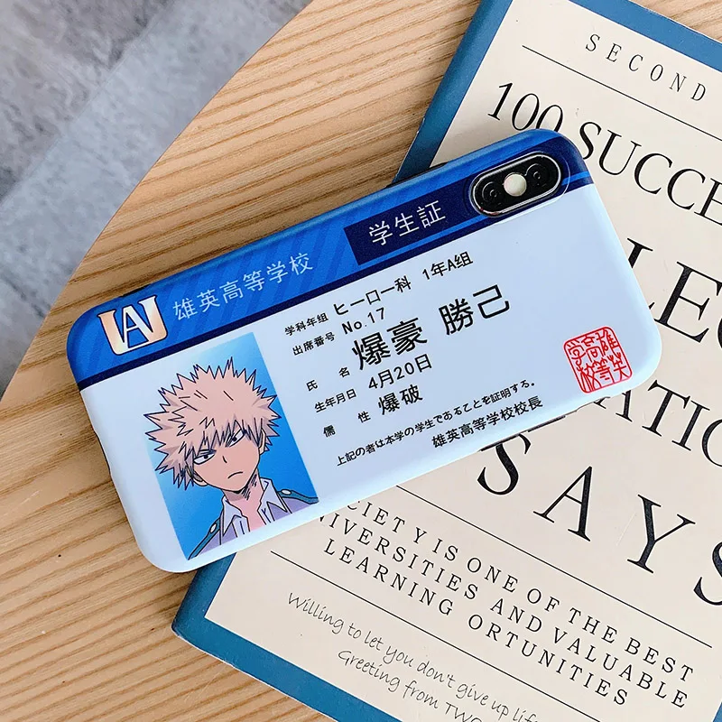 Мой герой мягкий чехол для Coque iPhone X XS MAX XR 11 pro Max Bakugou Midoriya ТПУ силиконовый 7 8 плюс