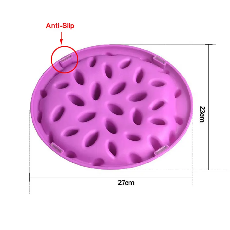 Забавный питомец собака кошка еда медленно кормушка Джунгли дизайн щенок противоскользящая дроссельная миска