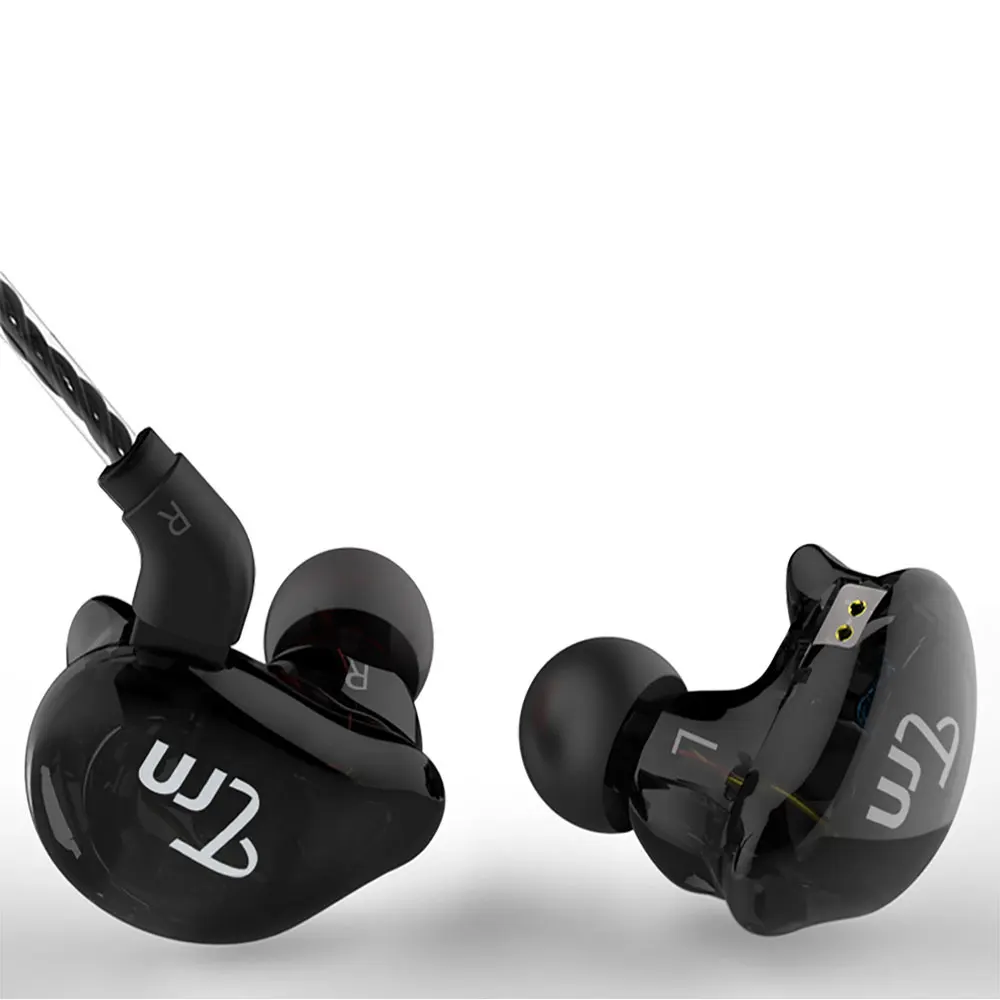 TRN V10 2DD + 2BA Гибридный Наушники Hi-Fi HD стерео Бас Спорт Шум изоляции гарнитура с 2PIN
