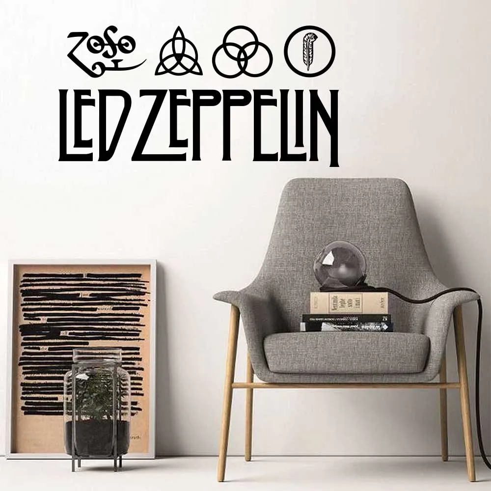 Led Zeppelin Rock Классическая старинная музыкальная лента наклейка для ноутбука певица супер звезда музыка Авто Наклейка на ПК виниловый Декор