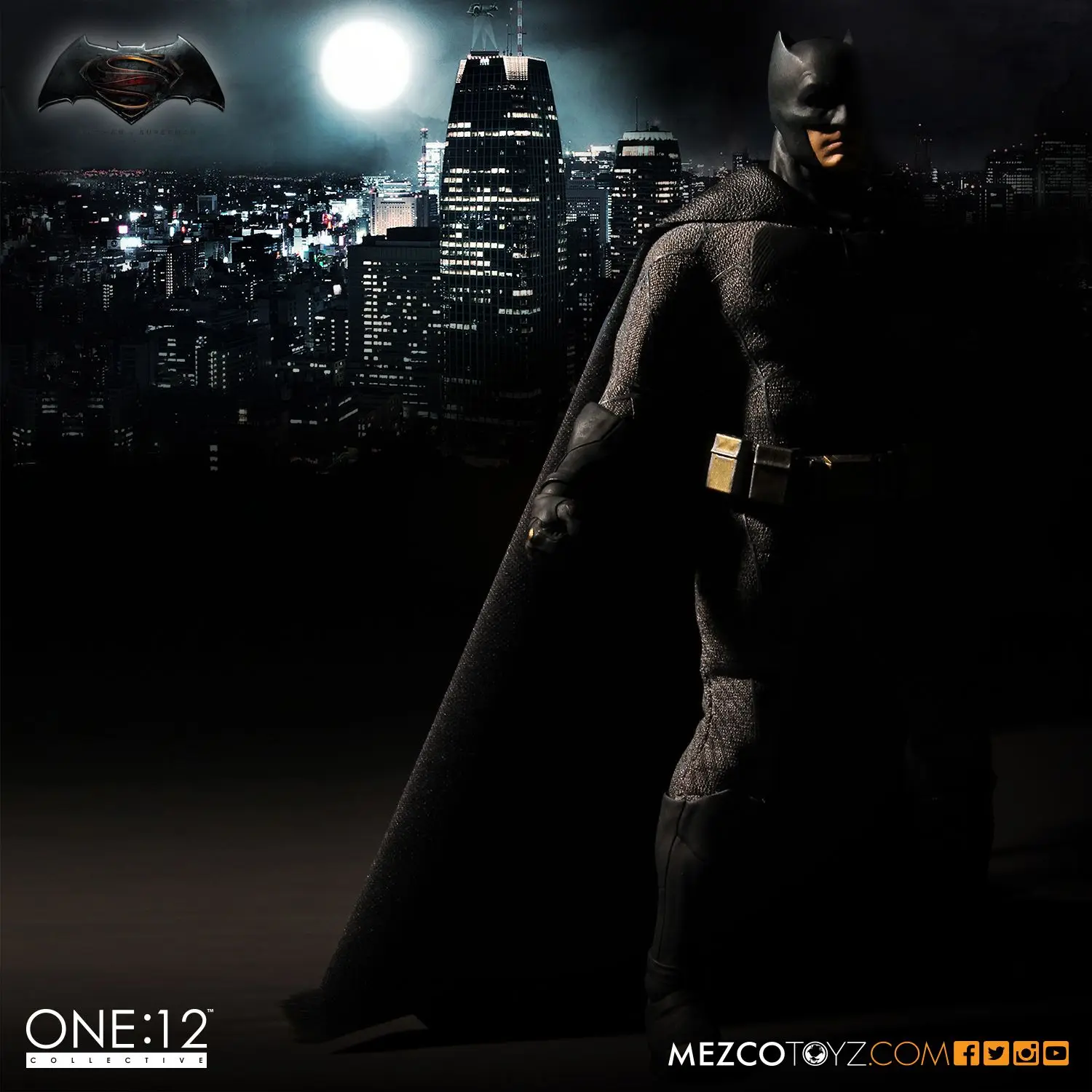 Mezco Dawn of Justice: Бэтмен один: 12 коллективные высококачественные игрушки BJD для мальчиков