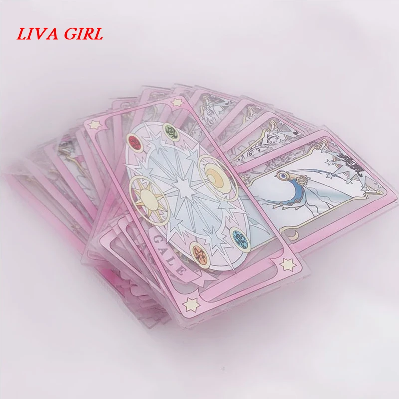 ЛИВА девушка аниме card captor cardcaptor sakura KINOMOTO Сакура Клоу карты ясно карт Косплэй костюм реквизит