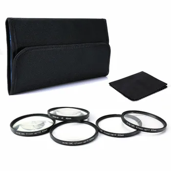 

62mm close-up macro +1 +2 +4 +8 +10 close up lens filter kit set for canon nikon sony pentax dslr 62mm camera lenses