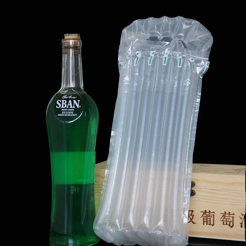 500Pcs/Lot Red Wine Air Bag Inflatable Bubble Packaging Bags Air Column