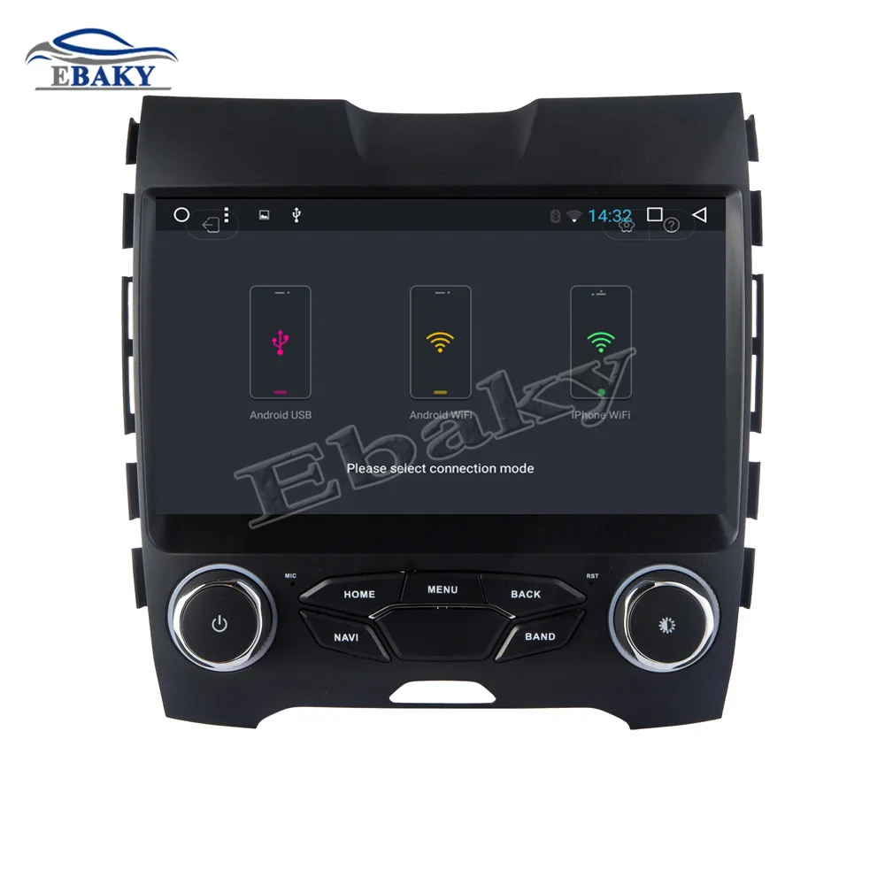 Clearance NaviTopia 9inch Octa Core Android 7.1 8.1 Car DVD GPS Navigation for Ford EDGE 2015 Auto Multimedia Radio Stereo 18