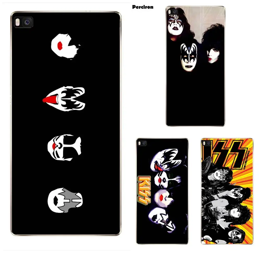 

Perciron Kiss Band Kiss Soft TPU Cases Cover For Huawei G7 G8 Honor 5A 5C 5X 6 6X 7 8 V8 Mate 8 9 P7 P8 P9 P10 Lite Plus
