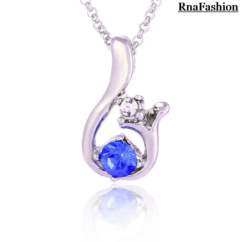 RNAFASHION ювелирные изделия женское ожерелье с кулоном длинное колье CC Женские