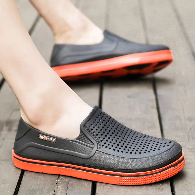 Plus Size Sandals Men Platform Summer Shoes Men Beach Men Sandals Breathable Garden Clogs Croc Zapatos Hombre Chaussures Homes