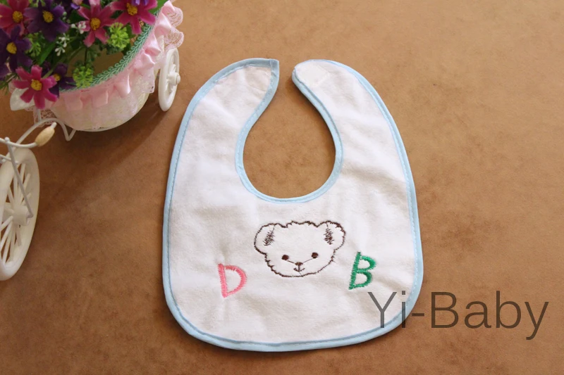 

YB0009 Baby waterproof bib Infant saliva towels Burp Cloths DB bib aby bib 12PCS/Set Free shipping