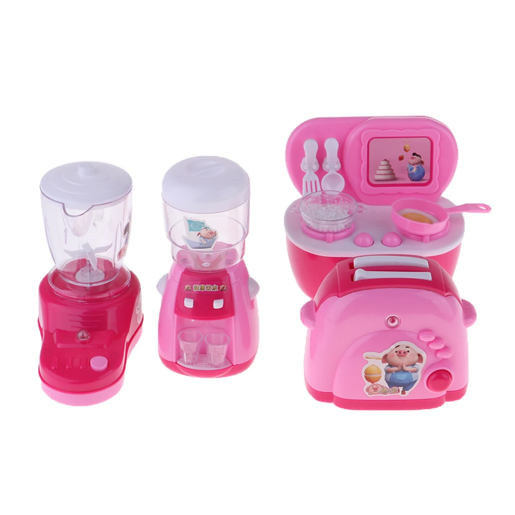 Reborn Doll Furnitures Baby Doll Tableware Set Home Appliance Model For