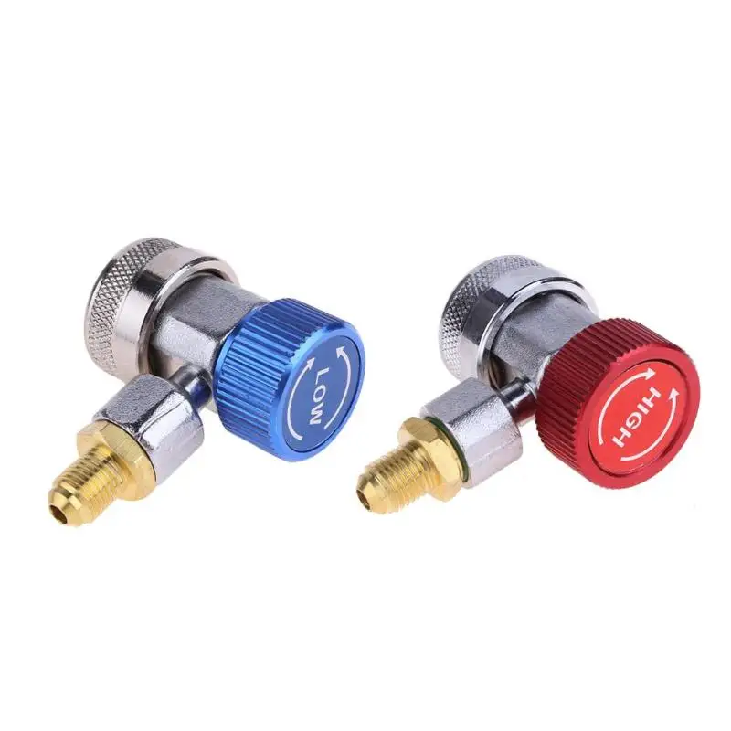 

Auto Freon R134A A/C Air Conditioning Adjustable Quick Coupler Refrigerant High Low Voltage Adapter Auto Air Conditioning Parts