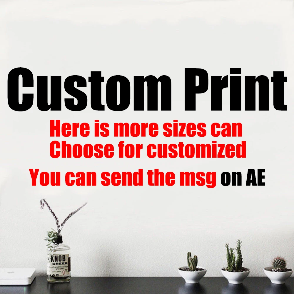

QKART Custom Print on Canvas Your Picture Family Baby Photo Favorite Picture Personalized Frameless Pictures Canvas Art Posters