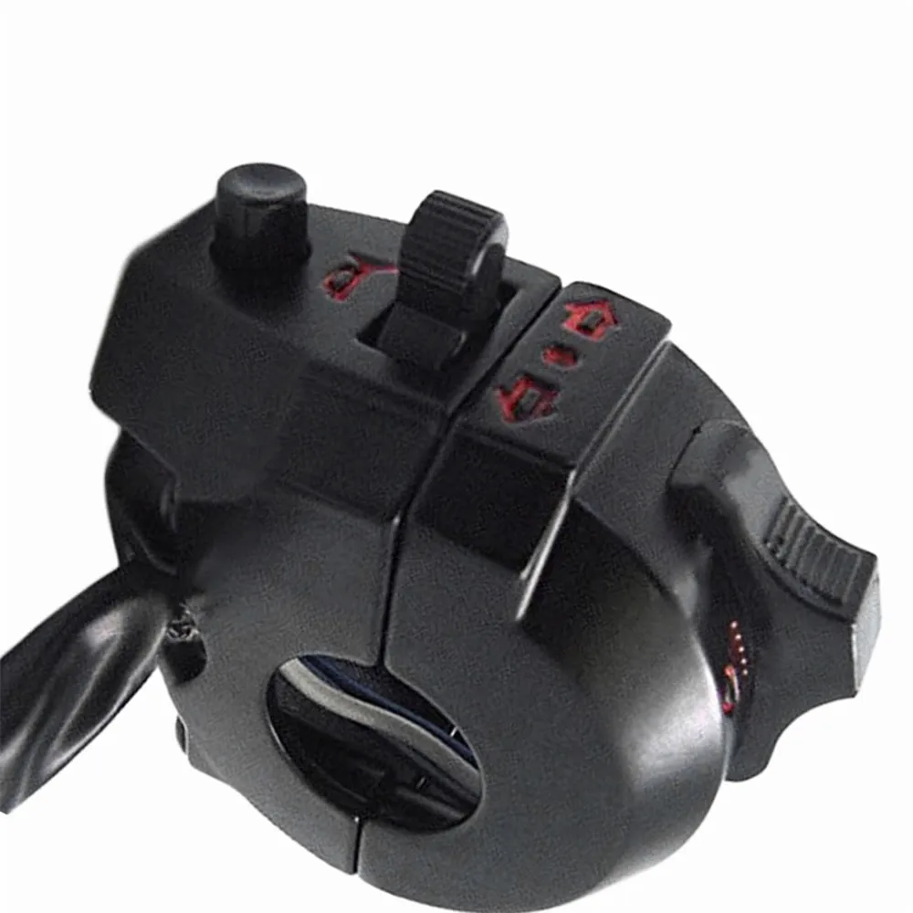

Franchise Motorcycle E-Bike Handlebar Left Control High Low Beam light Turn Signal Switch Button for Moto Motor ATV Bike #0529