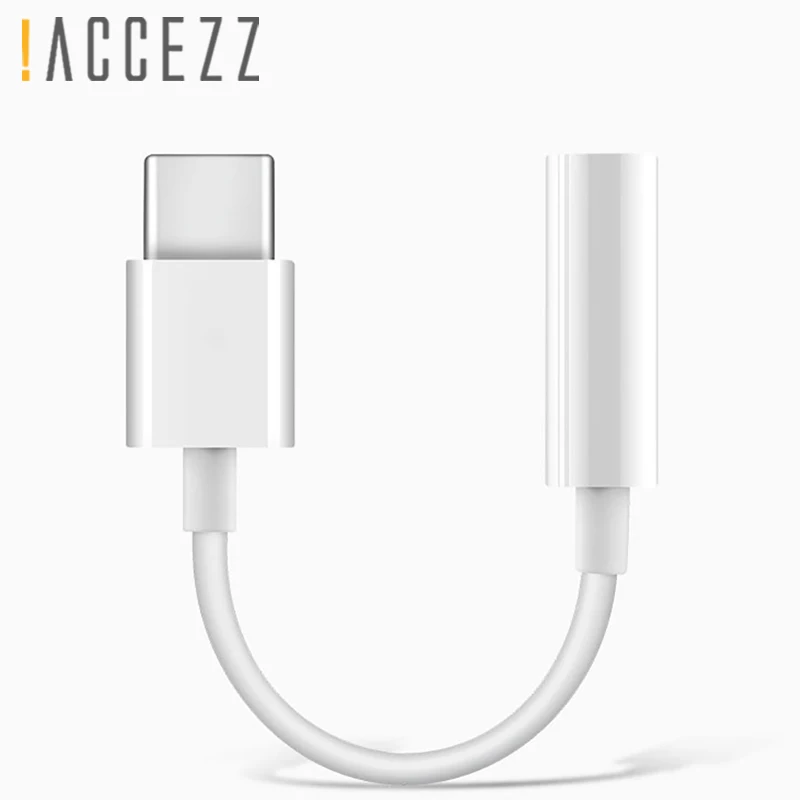 ! ACCEZZ Type C аудио адаптер для Huawei Mate 10 Pro Xiaomi6 вызов прослушивания USB 3 5 мм разъем