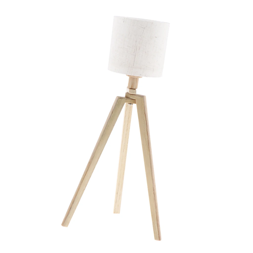 1/6 Scale Dollhouse Lamp Mini Dollhouse Furniture Modern Light Doll House Style Kits