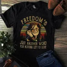 Janis Joplin Me And Bobby Mcgee лирика черная футболка M 6 Xl