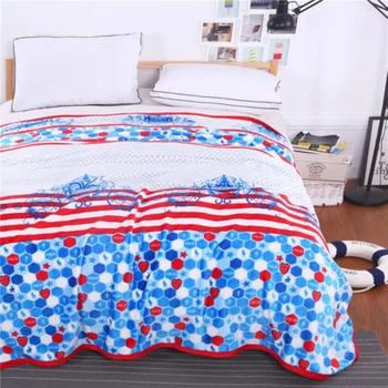 

LOSICOE-18 Plaid Super Soft Warm Coral Fleece Blanket Thick Flannel Blankets Sheets Towels Sofa Bed Textile 150X200 CM