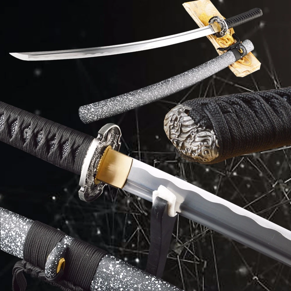Sharp Genuine Samurai Katana High Carbon Steel Top Quality Full Tang Battle Ready Japanese Sword Practical Metal Home Decoration Decorating Luxury Homes Home Decor Sliding Doorshome Decor Catalogs Free Aliexpress
