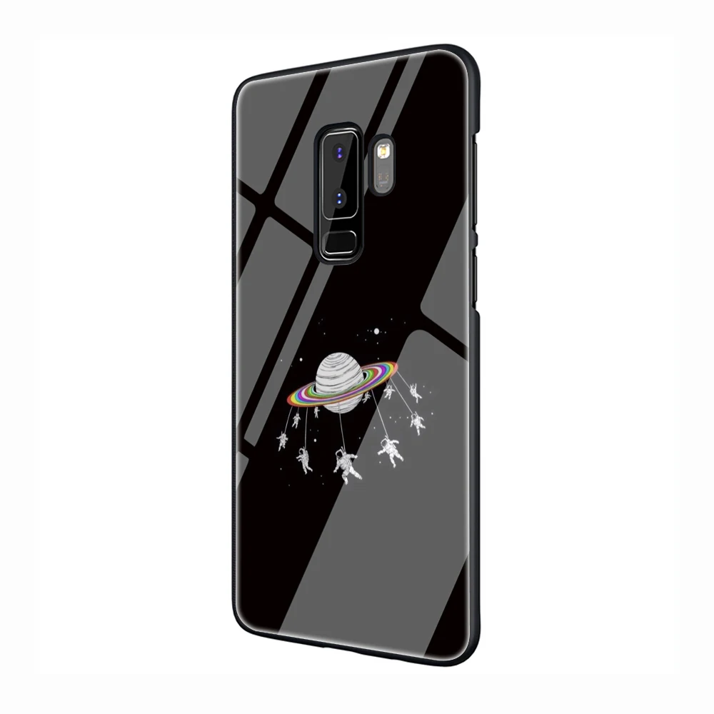 Забавный чехол из закаленного стекла для samsung Galaxy S7 edge S8 9 10 Note 8 9 10 Plus A10 20 30 40 50 60 70 - Цвет: G11