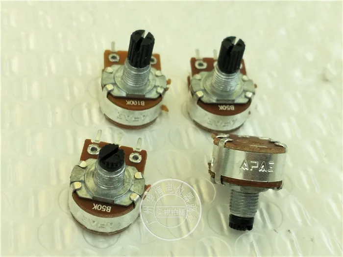 

Original new 100% RK163G21 B50K B100K with midpoint double potentiometer handle 10MM 15MM (SWITCH)