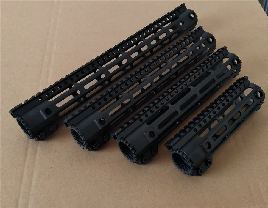 BoKey AR-15 M4 M-LOK MLOK 7 10 12 15 дюймов Тонкий свободный поплавок Handguard Пикатинни кронштейн