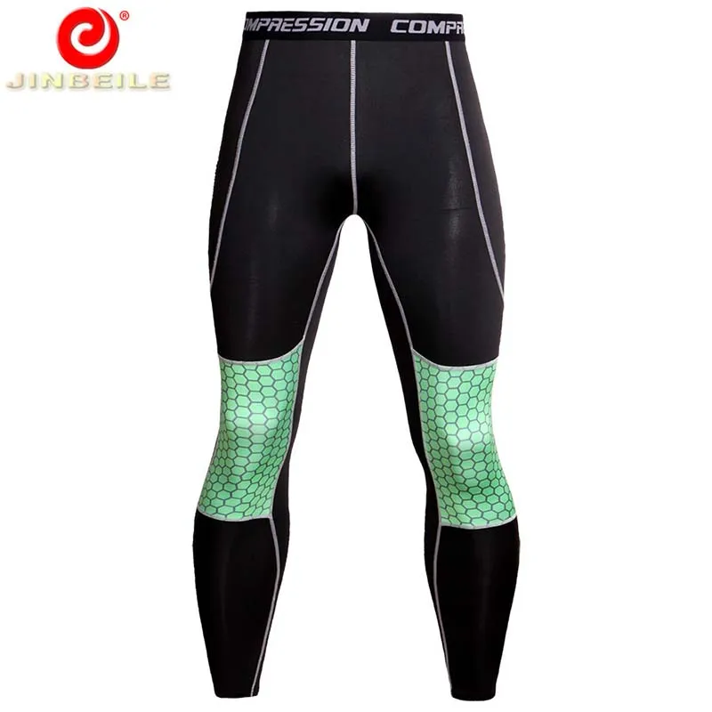 JINBEILE New Design Basketball Fitness Compression Men Full Length Gym