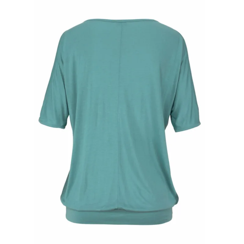 Женская футболка с открытыми плечами круглым вырезом и принтом перьев|t shirts for