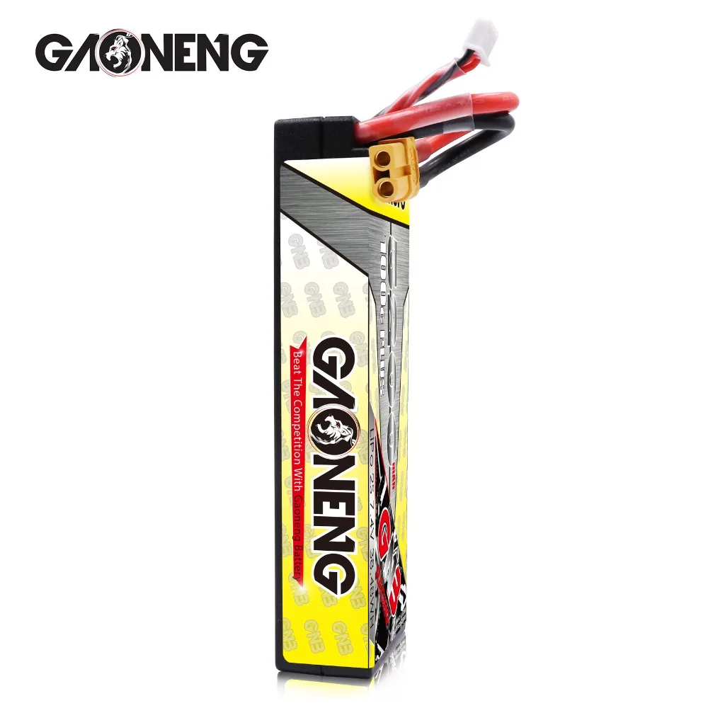 Gaoneng GNB 5200 mAh 2 S 7,4 V 100C/200C 38.48WH Hardcase LiPo аккумулятор с штепсельной вилкой для 1:10 1/10 RC автомобиль Лодка