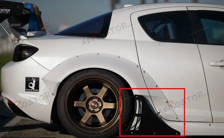 Rx 8 Sep3 M C Rocket Bunny Pandem Sisi Rok Canard 2 Pcs Dicat Frp