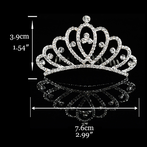 Crown for Girls Show Bridal Crown Tiara Diadem Crystal Floral Wedding Bridal Hair Accessories Head Jewelry
