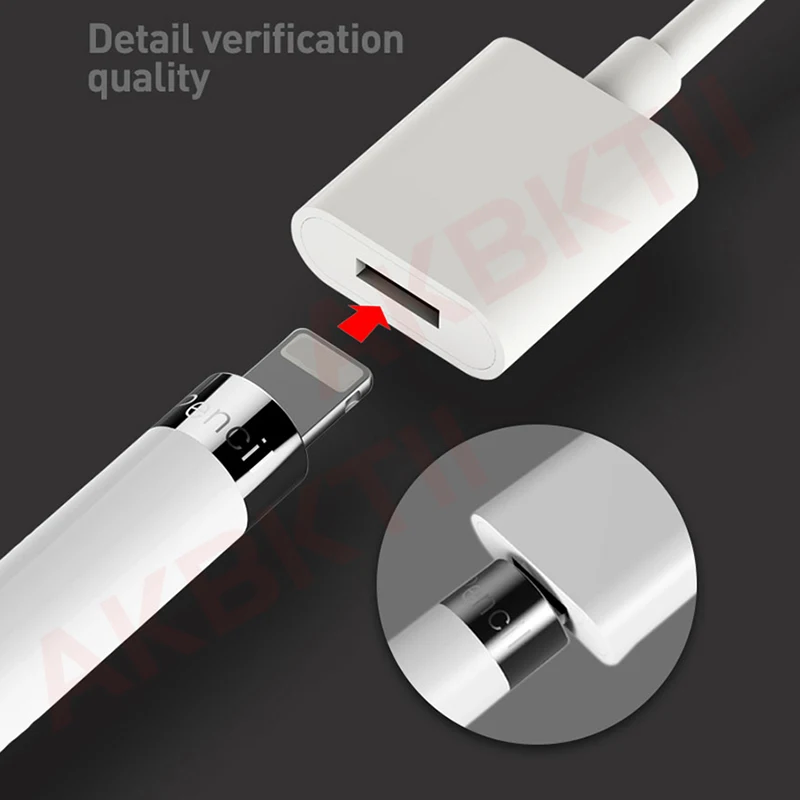 AKBKTII USB зарядное устройство для Apple Pencil Кабель зарядного устройства Шнур iPad