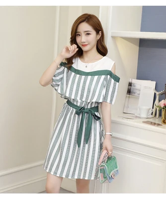 Afei Tony летнее модное Повседневное платье для грудного вскармливания Женская одежда для беременных платье для кормящих - Цвет: Photo Color