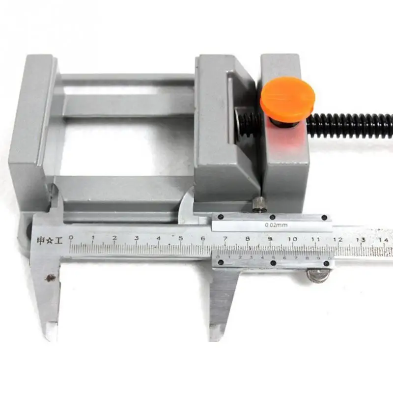 

Durable Mini Vise Aluminum Drill Press Vise Rotate Hand Tools Quick Release Mechanical Clamp Random Color