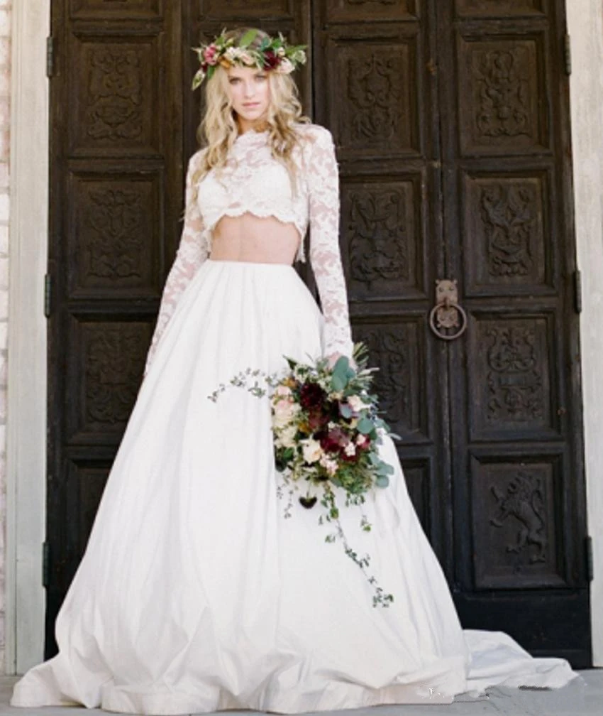 top with long skirt for wedding