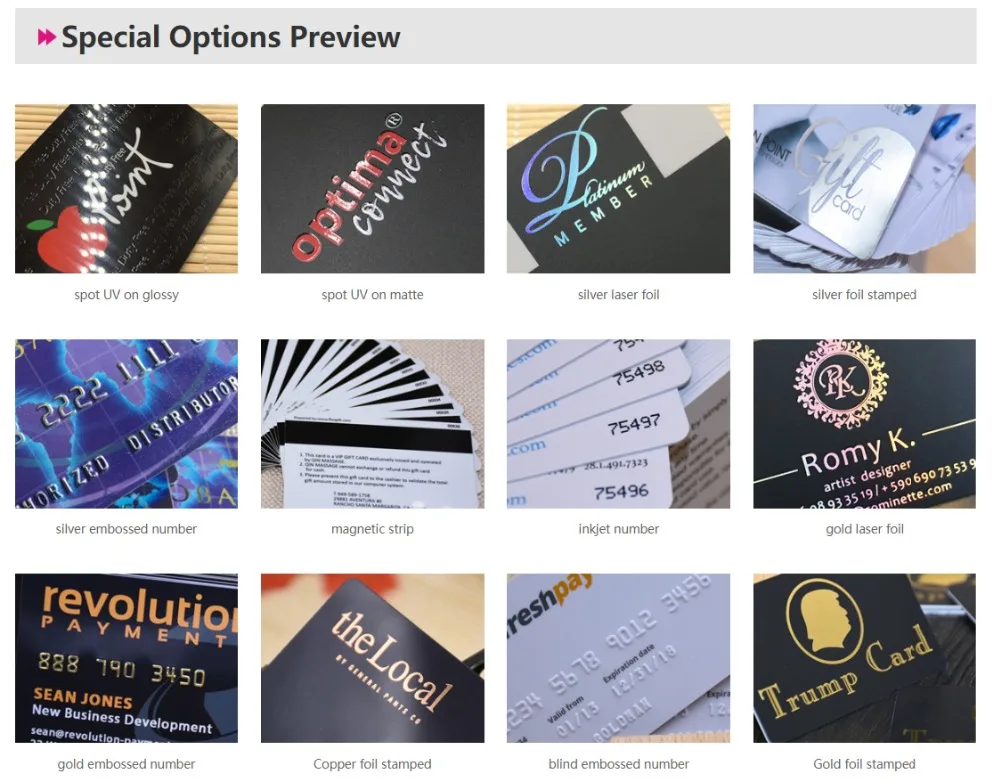options preview