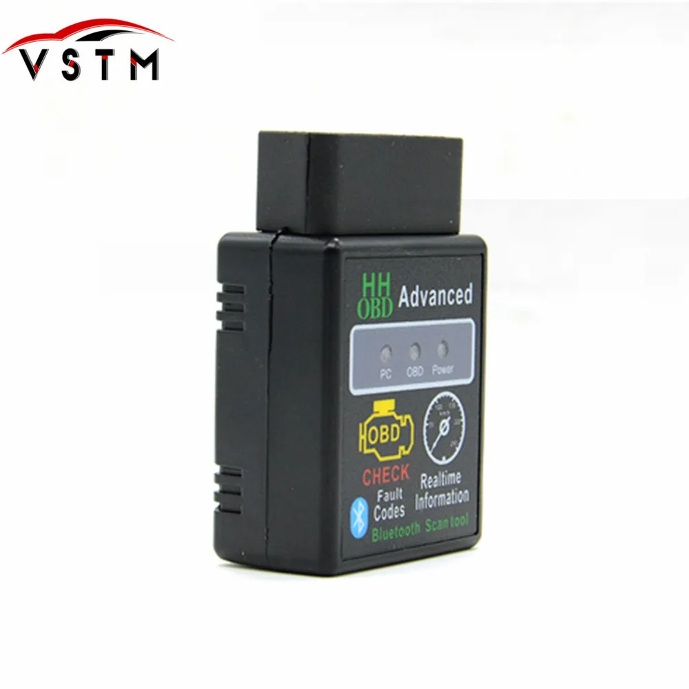 2018 новый автомобильный диагностический сканер V2.1 OBD2 HH OBD ELM327 работает Android Torque